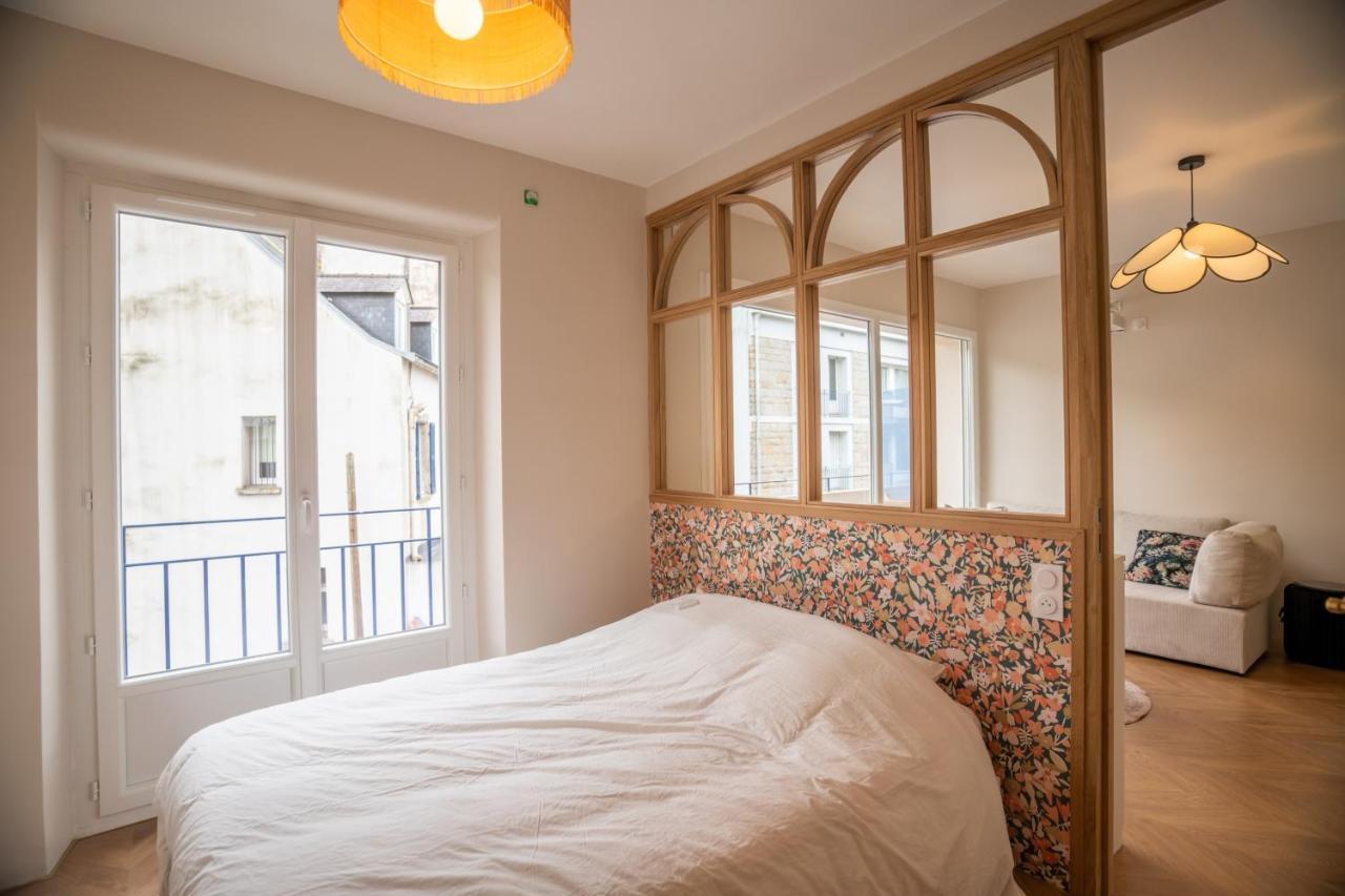 T2 Plein Sud - Parking - Balcon Vue Odet - Renove Par Un Architecte Apartment Quimper Exterior foto