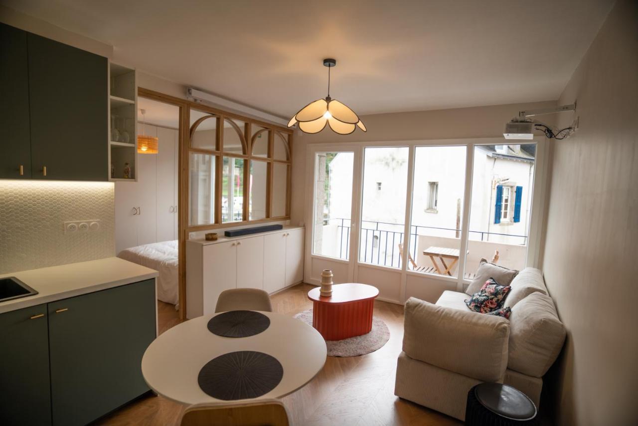 T2 Plein Sud - Parking - Balcon Vue Odet - Renove Par Un Architecte Apartment Quimper Exterior foto